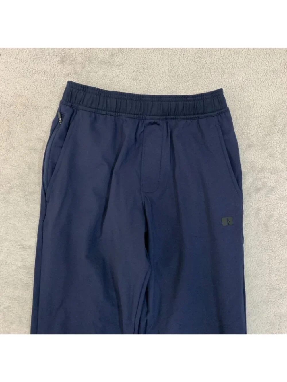 NWT Russell Athletic Men's S Navy Tapered Fit Pants Stretch